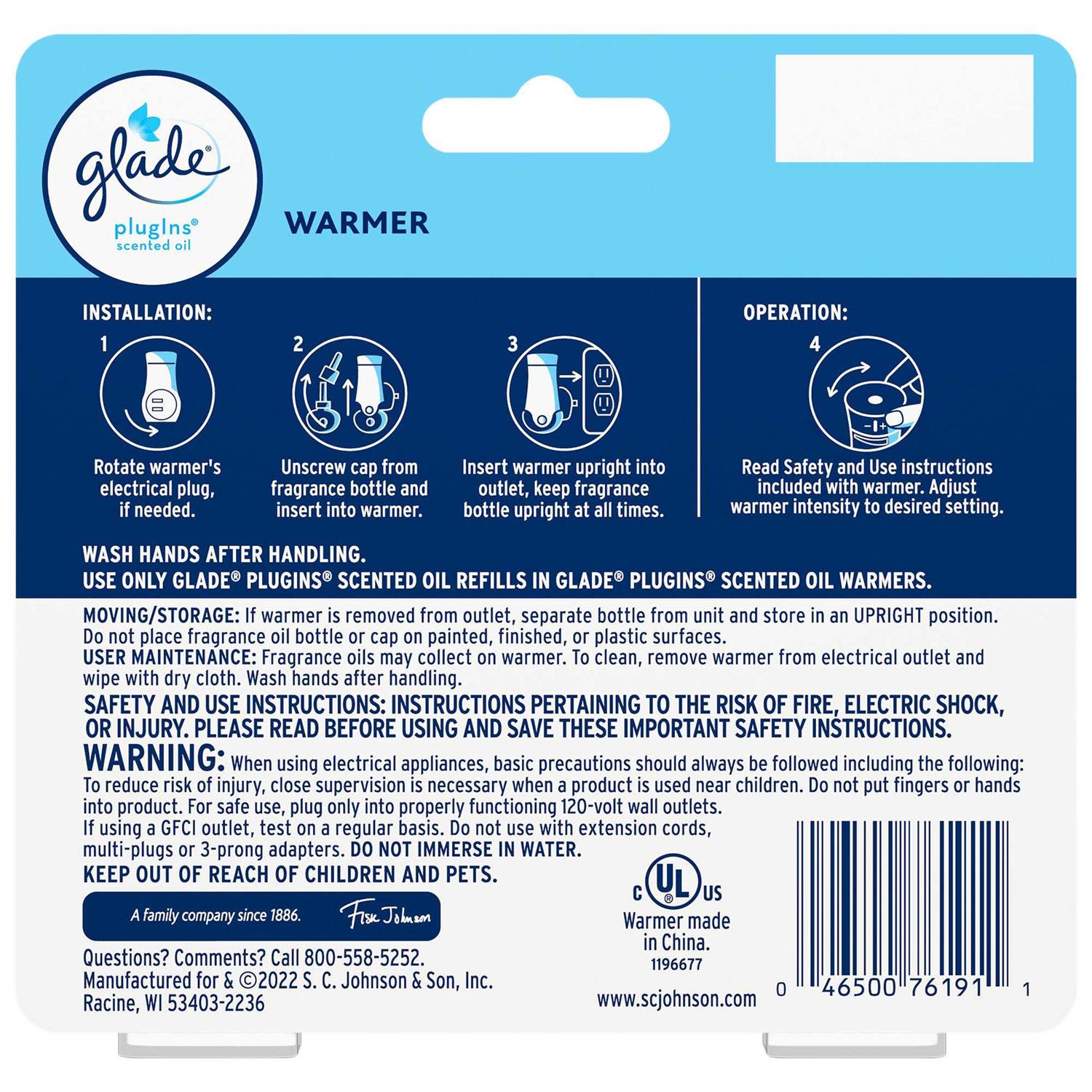 Glade PlugIns Scented Oil Warmer - Image 5