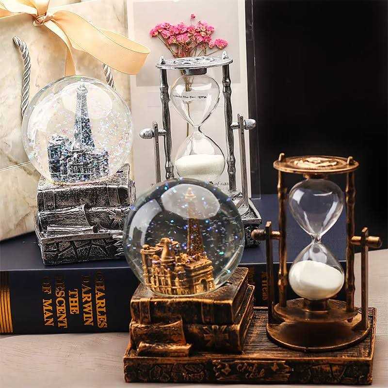 Led Music Crystal Snow Globe Home Decoration for Living Room Bedroom Book Shelf Tv Cabinet Desktop Decor - Image 4
