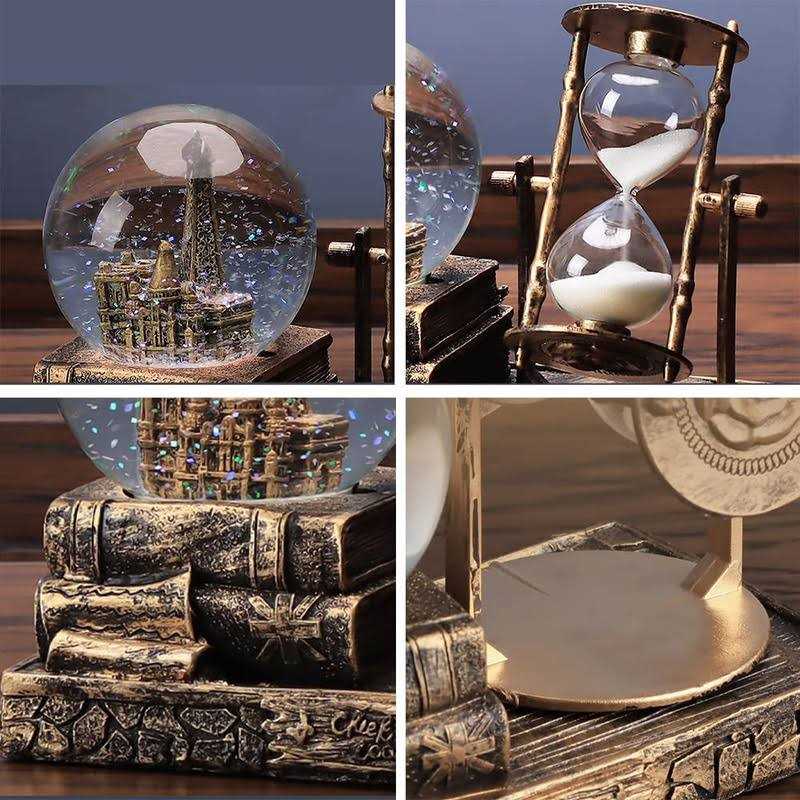Led Music Crystal Snow Globe Home Decoration for Living Room Bedroom Book Shelf Tv Cabinet Desktop Decor - Image 5