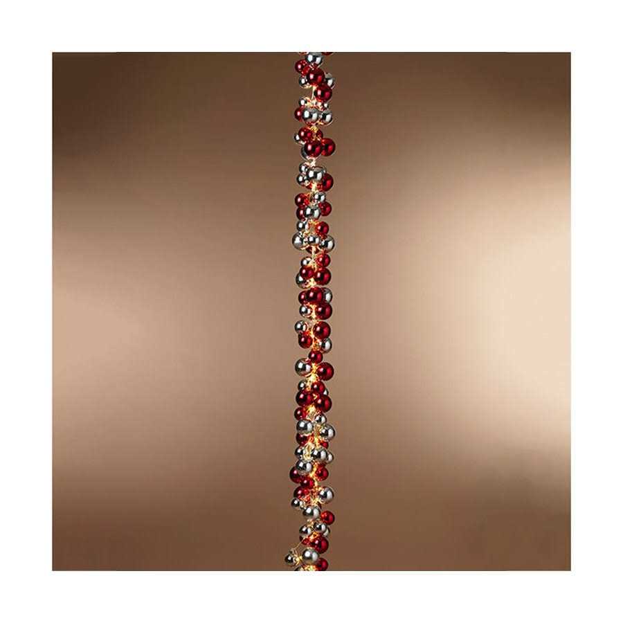 Electric Lighted Ornament Garland Gerson International - Image 4
