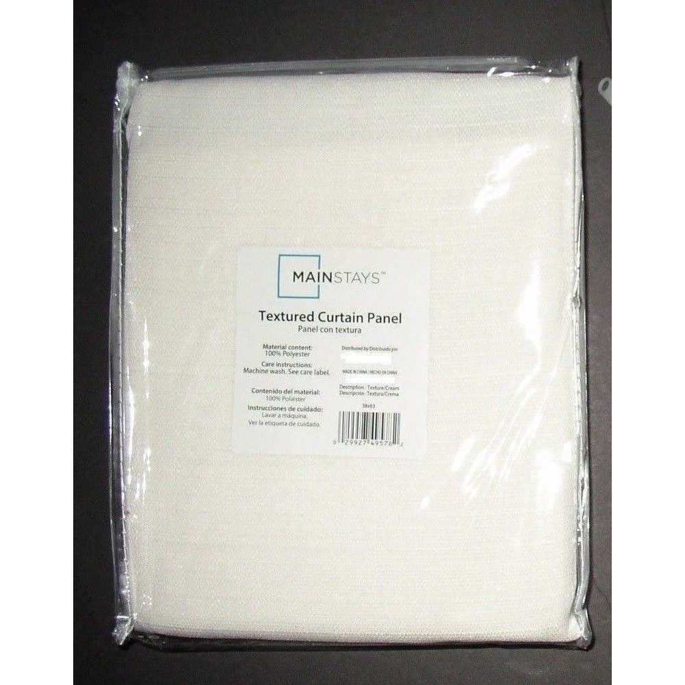 Mainstays Textured Solid Curtain Single Panel - Image 3