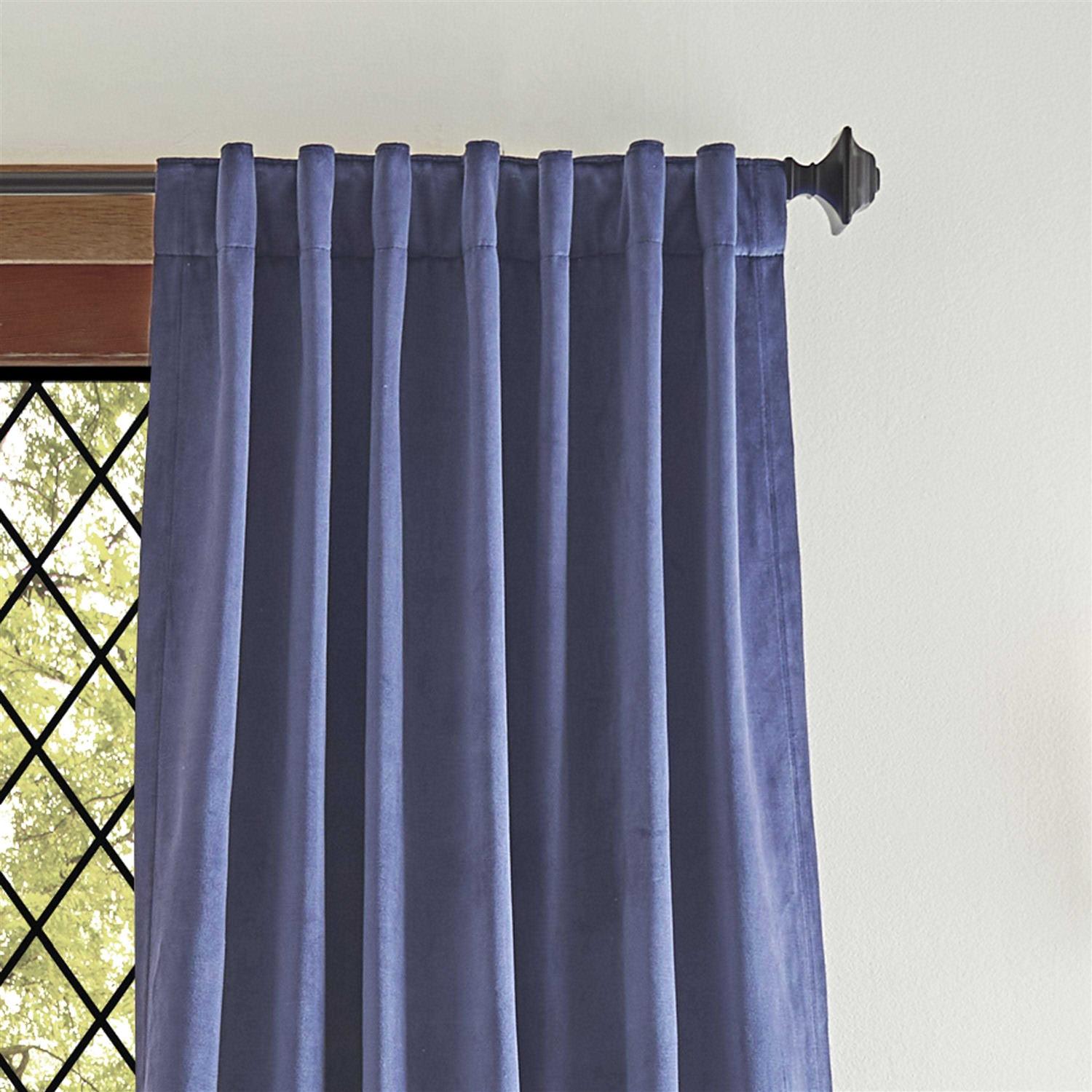 Martha Stewart Lucca Velvet Backtab Curtain Panel - Image 4