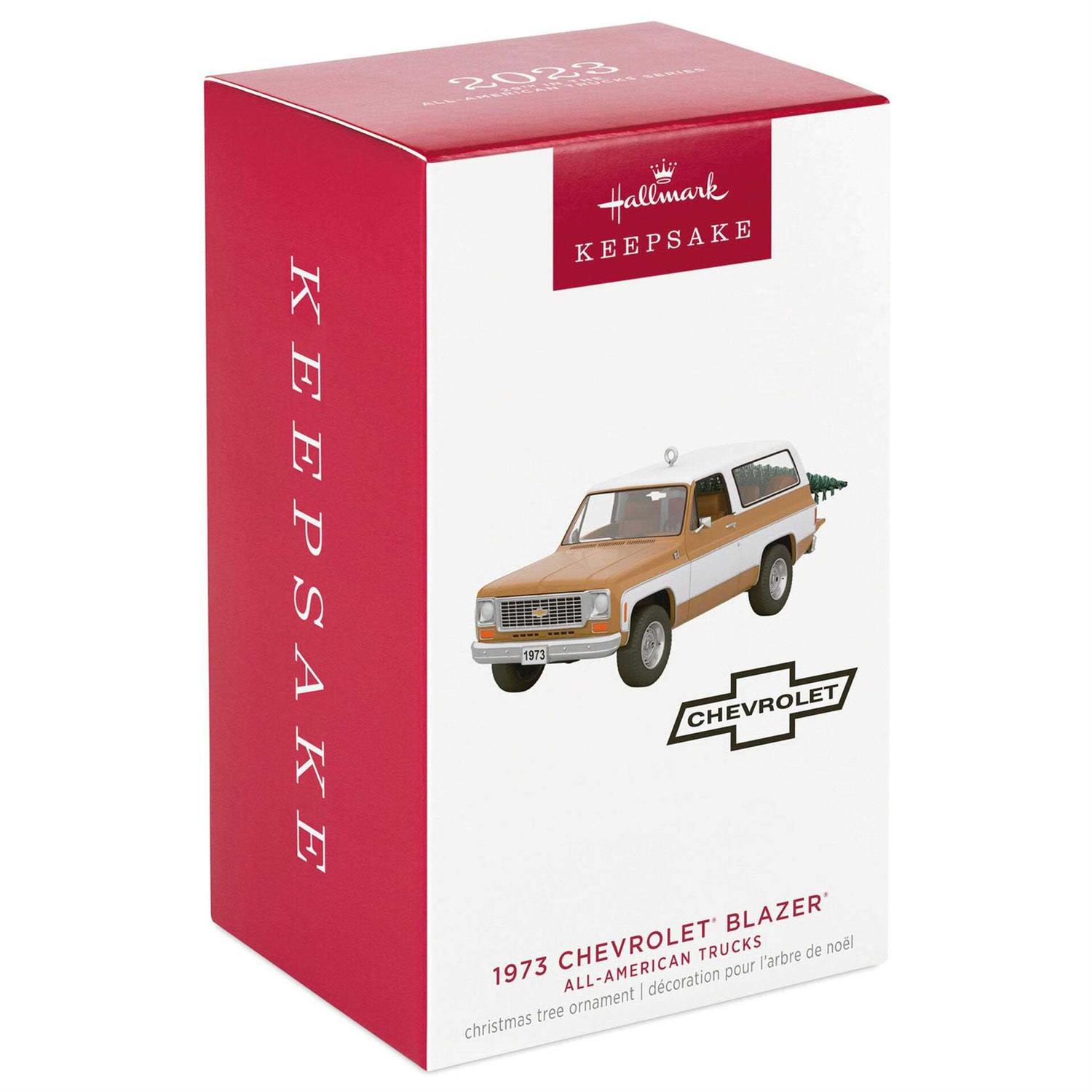 Hallmark All-American Trucks 1973 Chevrolet Blazer 2023 Metal Ornament - Image 3