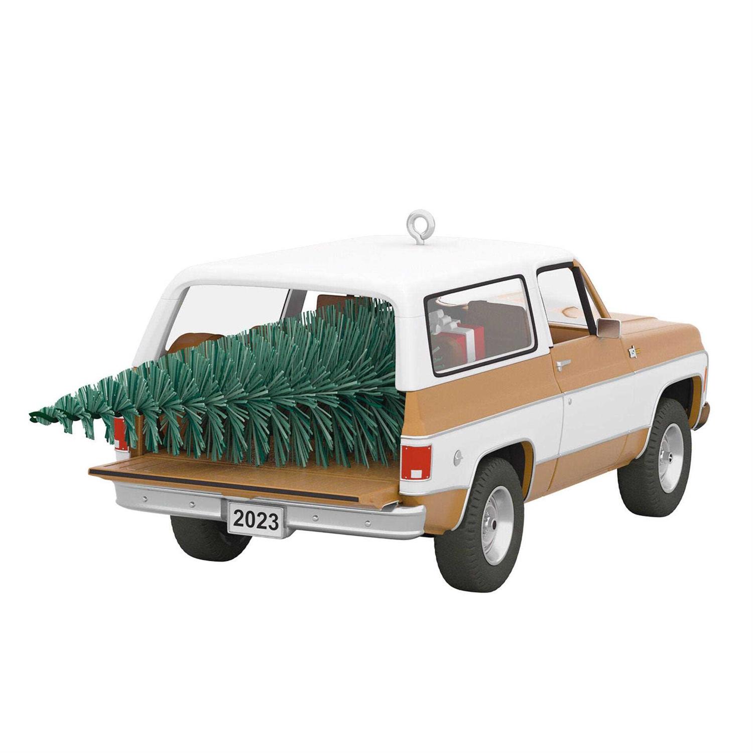 Hallmark All-American Trucks 1973 Chevrolet Blazer 2023 Metal Ornament - Image 4