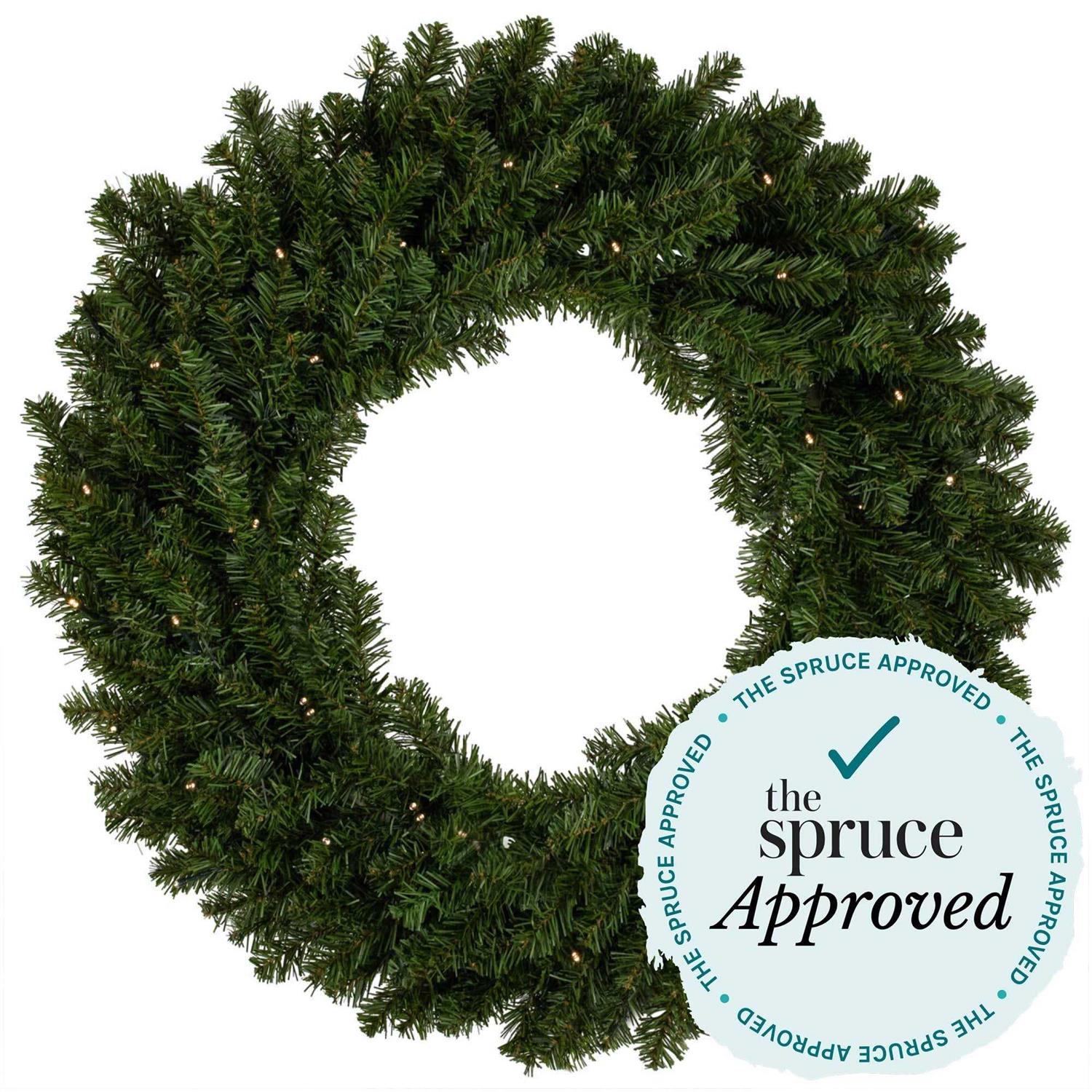 Northlight Canadian Pine Artificial Christmas Wreath - Image 3