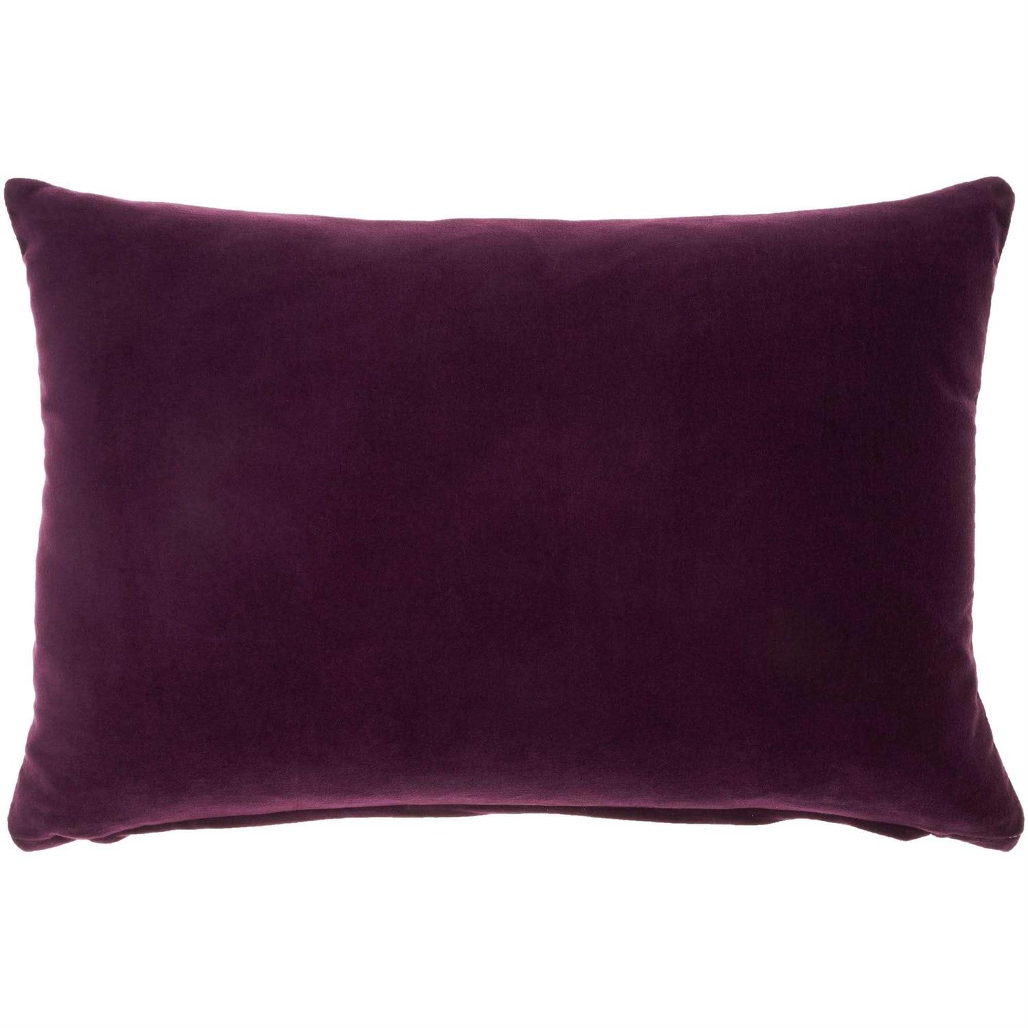 Mina Victory Life Styles Solid Velvet Throw Pillow - Image 5