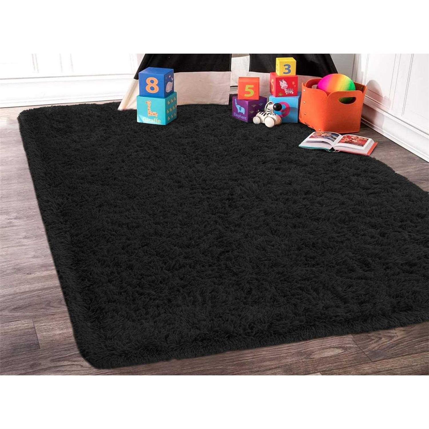 Homore Luxury Fluffy Area Rug Modern Shag Rugs for Bedroom Living Room - Image 5