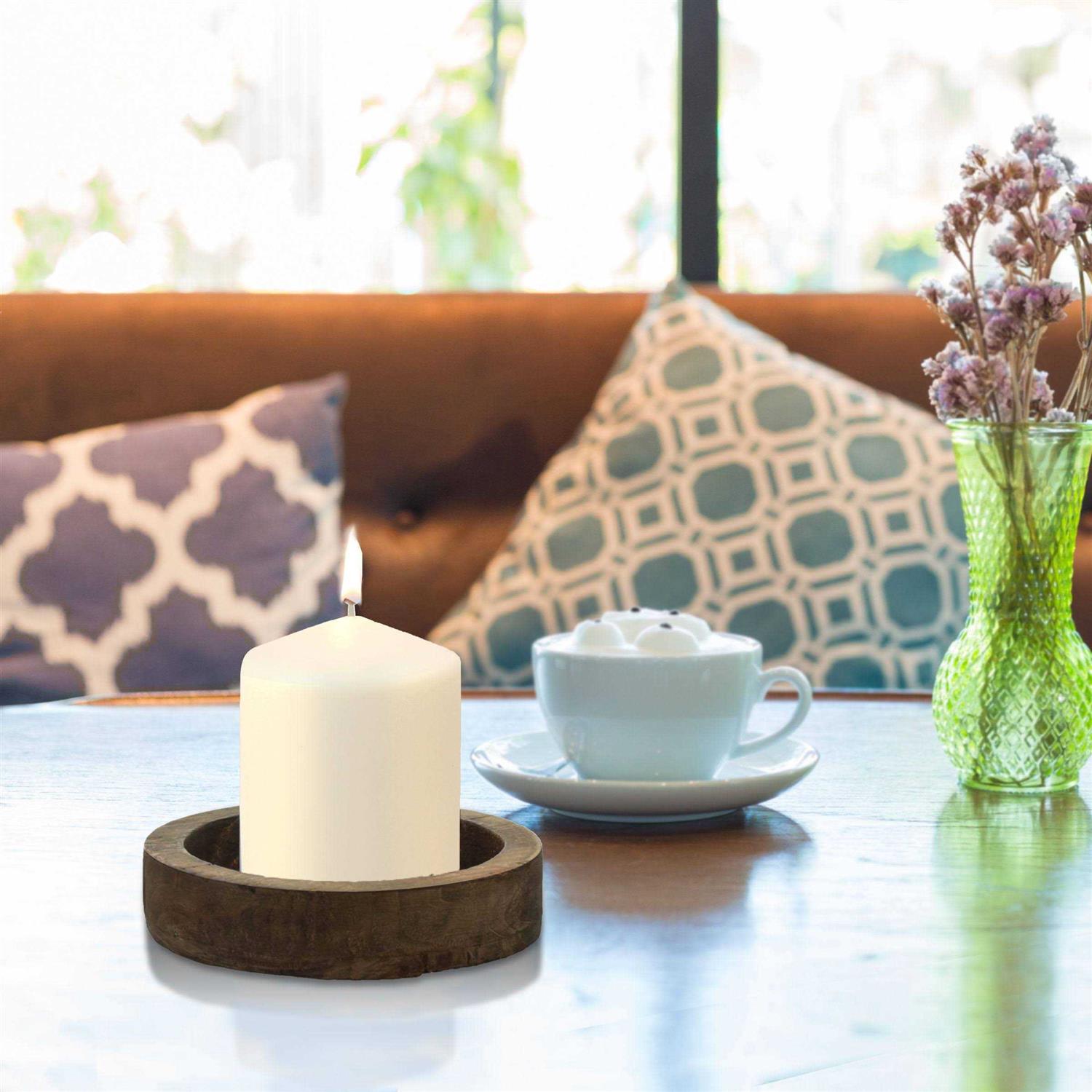 Stonebriar Collection Unscented Pillar Candles - Image 4