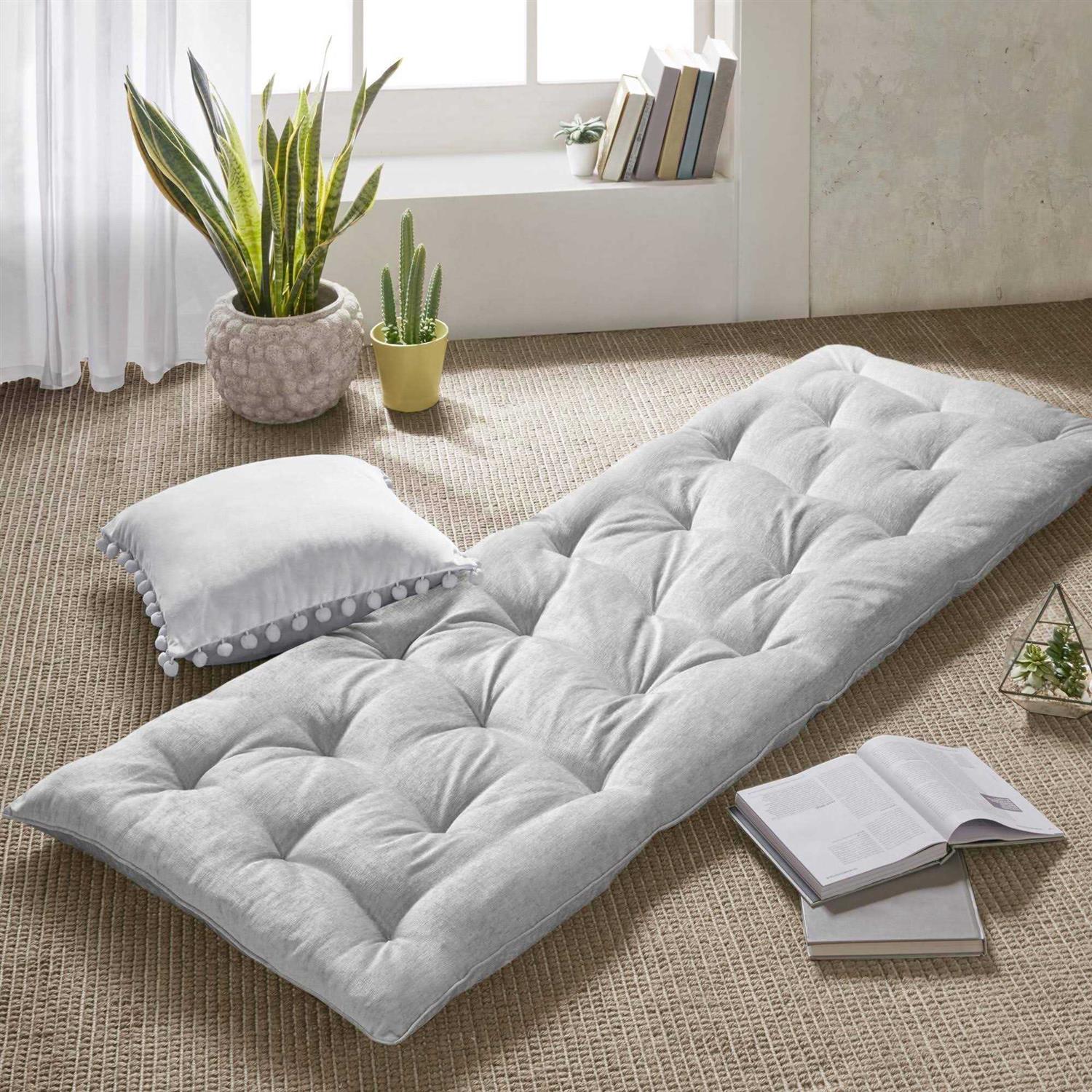 Intelligent Design Edelia Poly Chenille Lounge Floor Pillow Cushion - Image 4