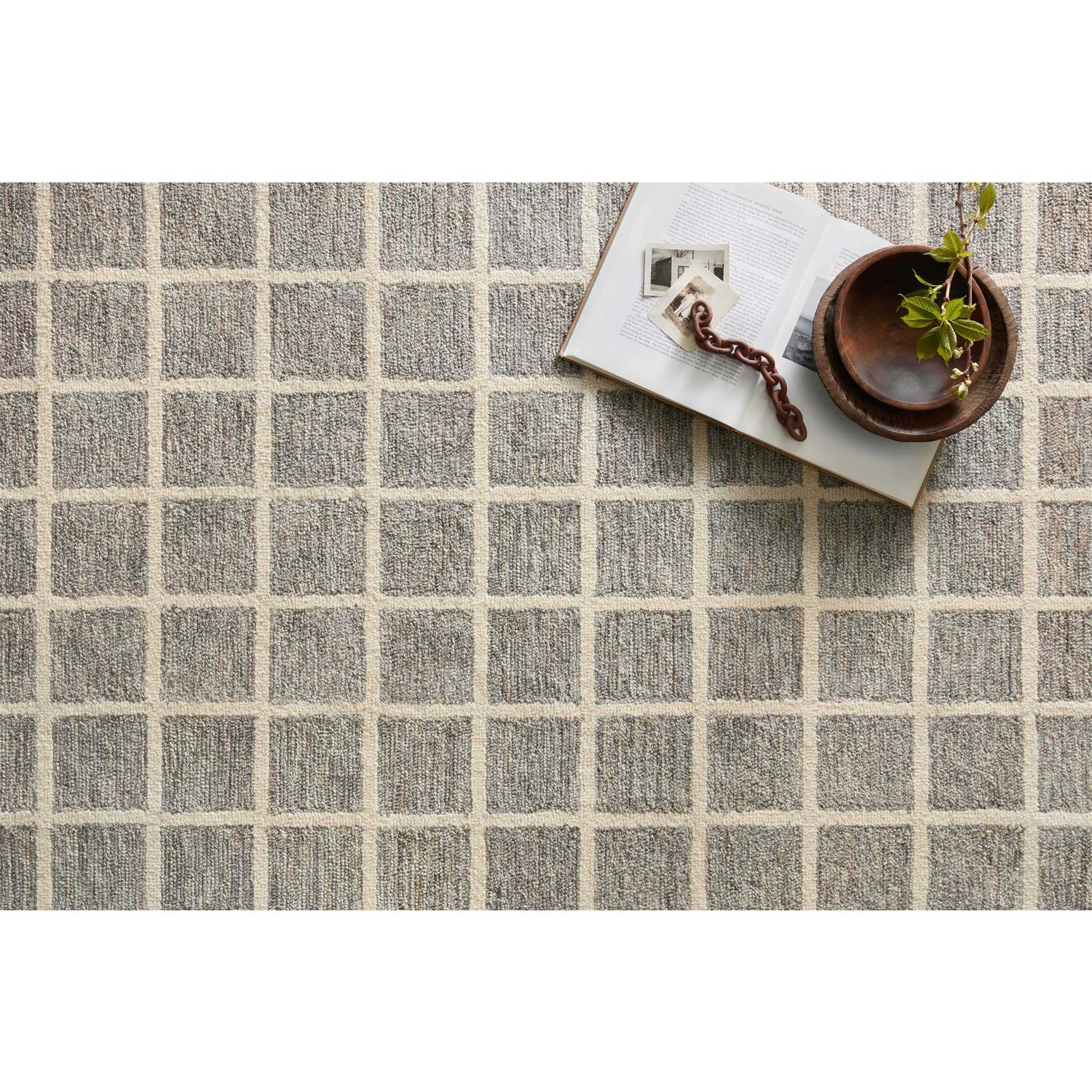 Chris Loves Julia x Loloi Polly POL-05 Slate Ivory Rug - Image 3