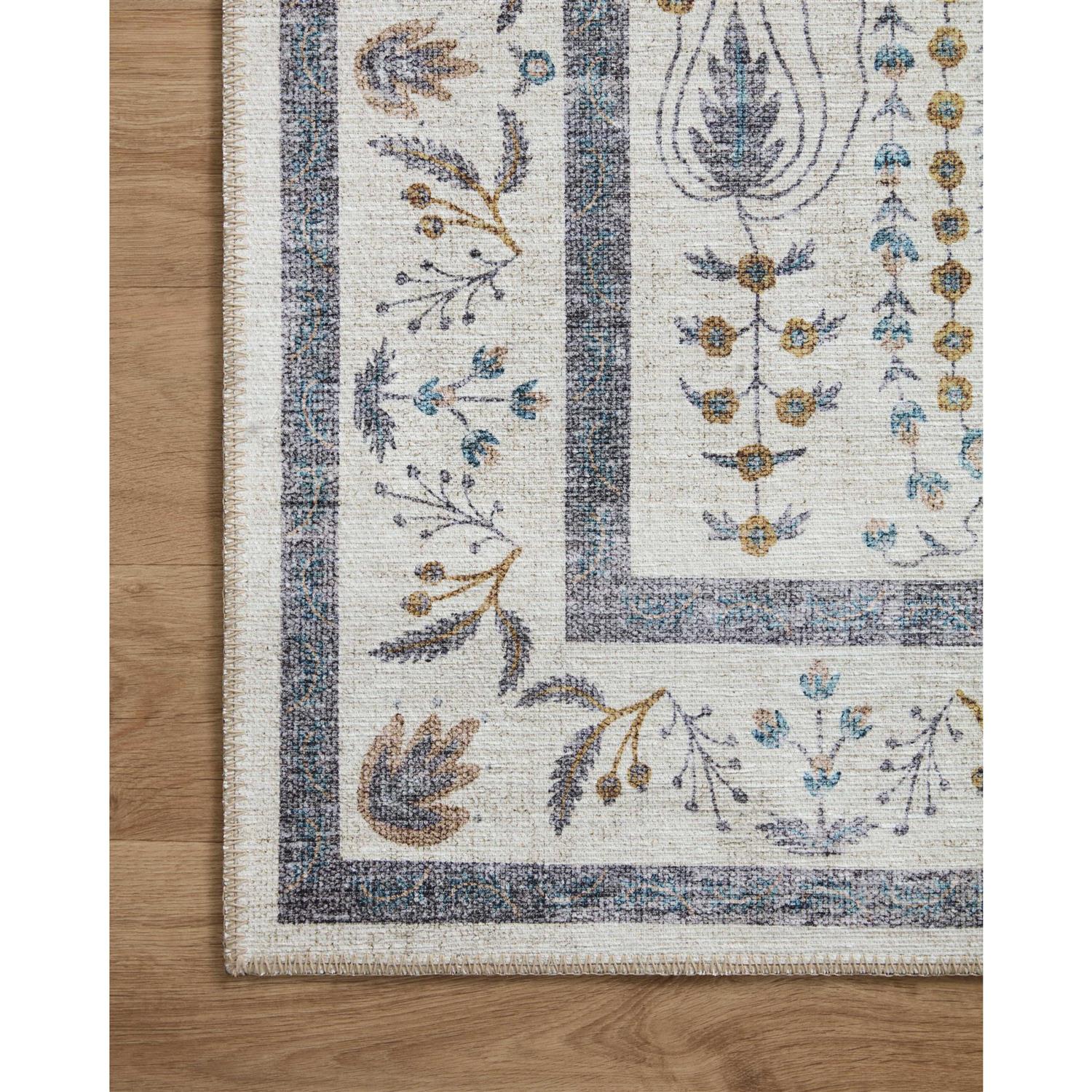 Rifle Paper Co. x Loloi Cream Maison Wisteria Area Rug - Image 3