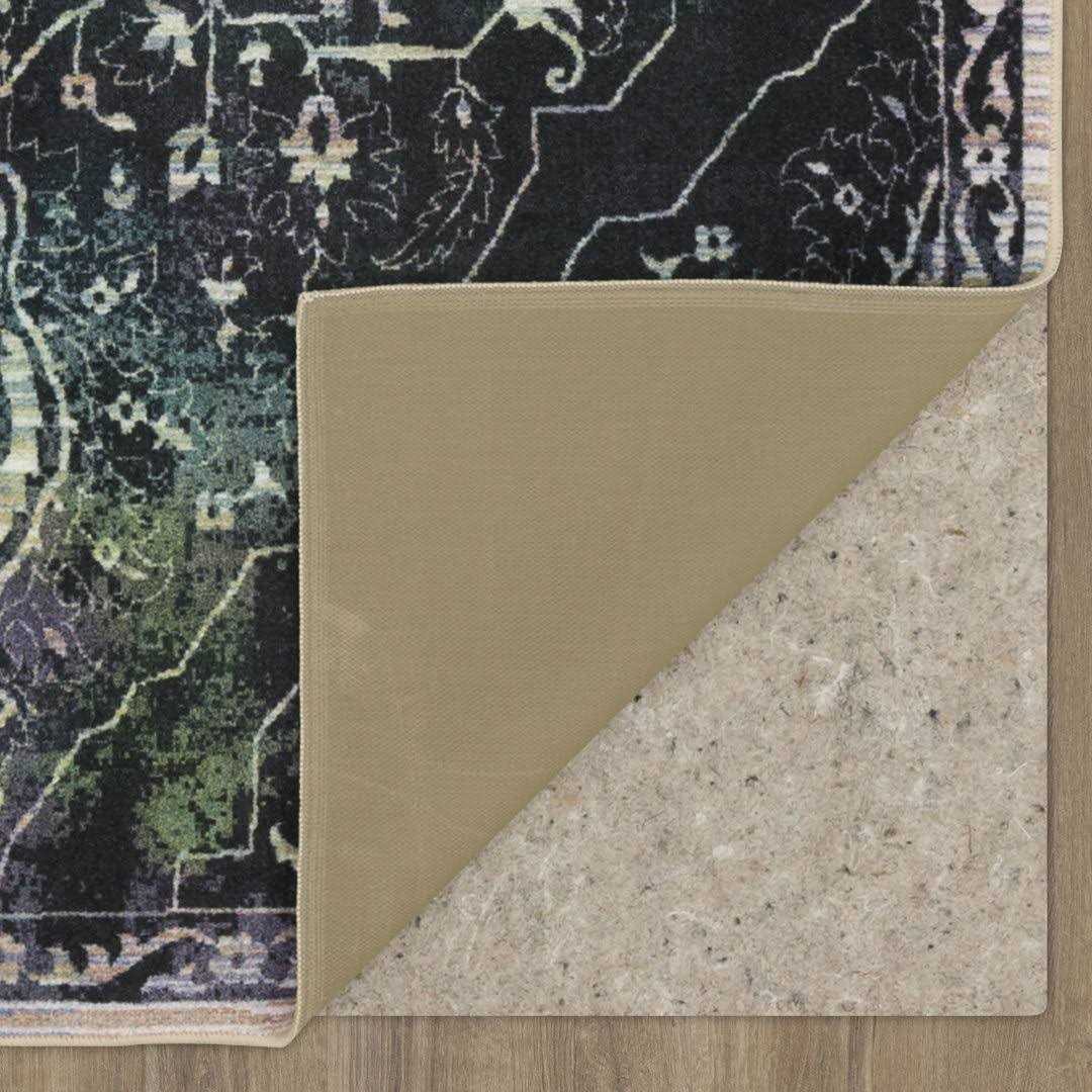 Union Rustic Poston Oriental Tufted Purple Area Rug Bungalow Rose Rug - Image 4