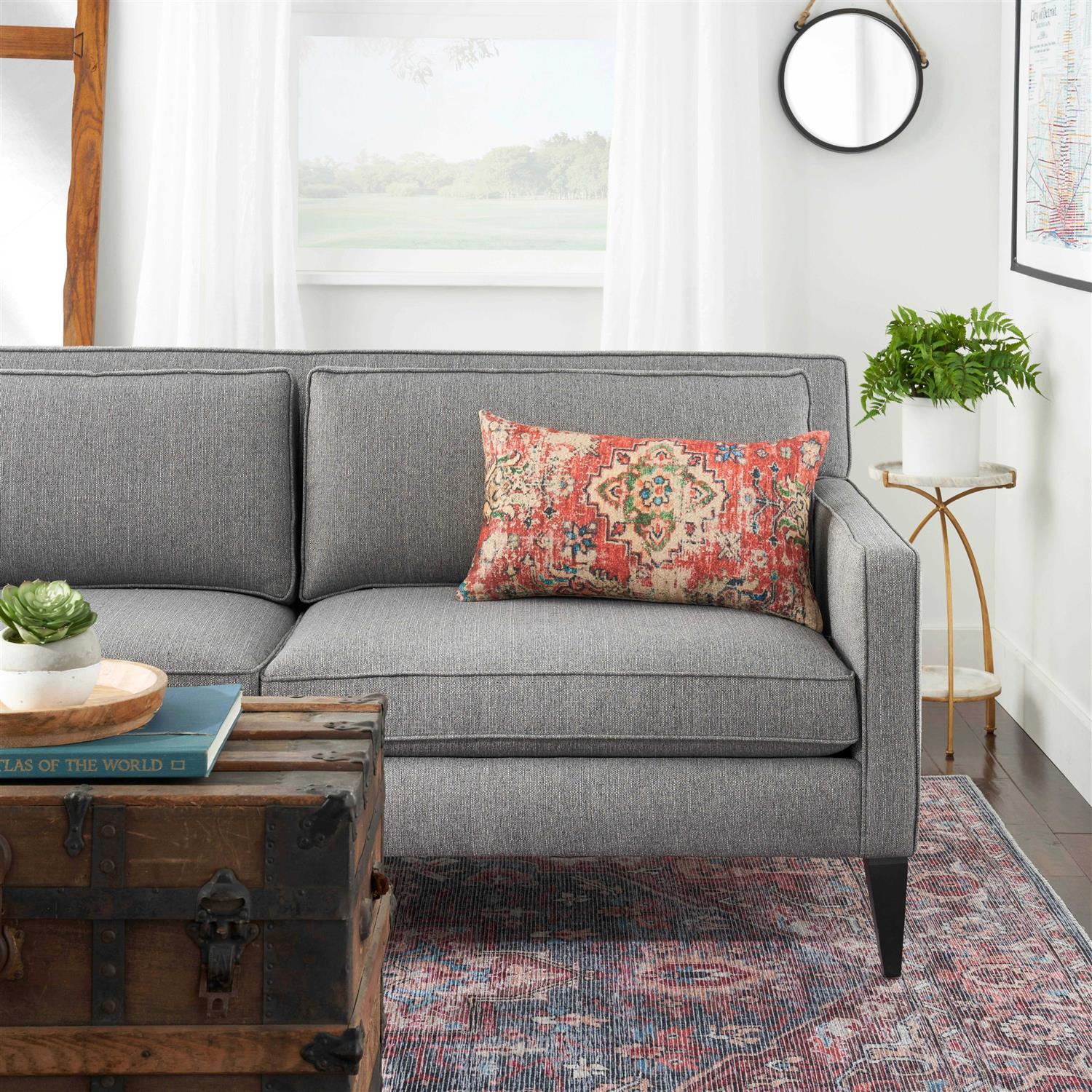 Nicole Curtis Persian Medallion Throw Pillow - Image 4