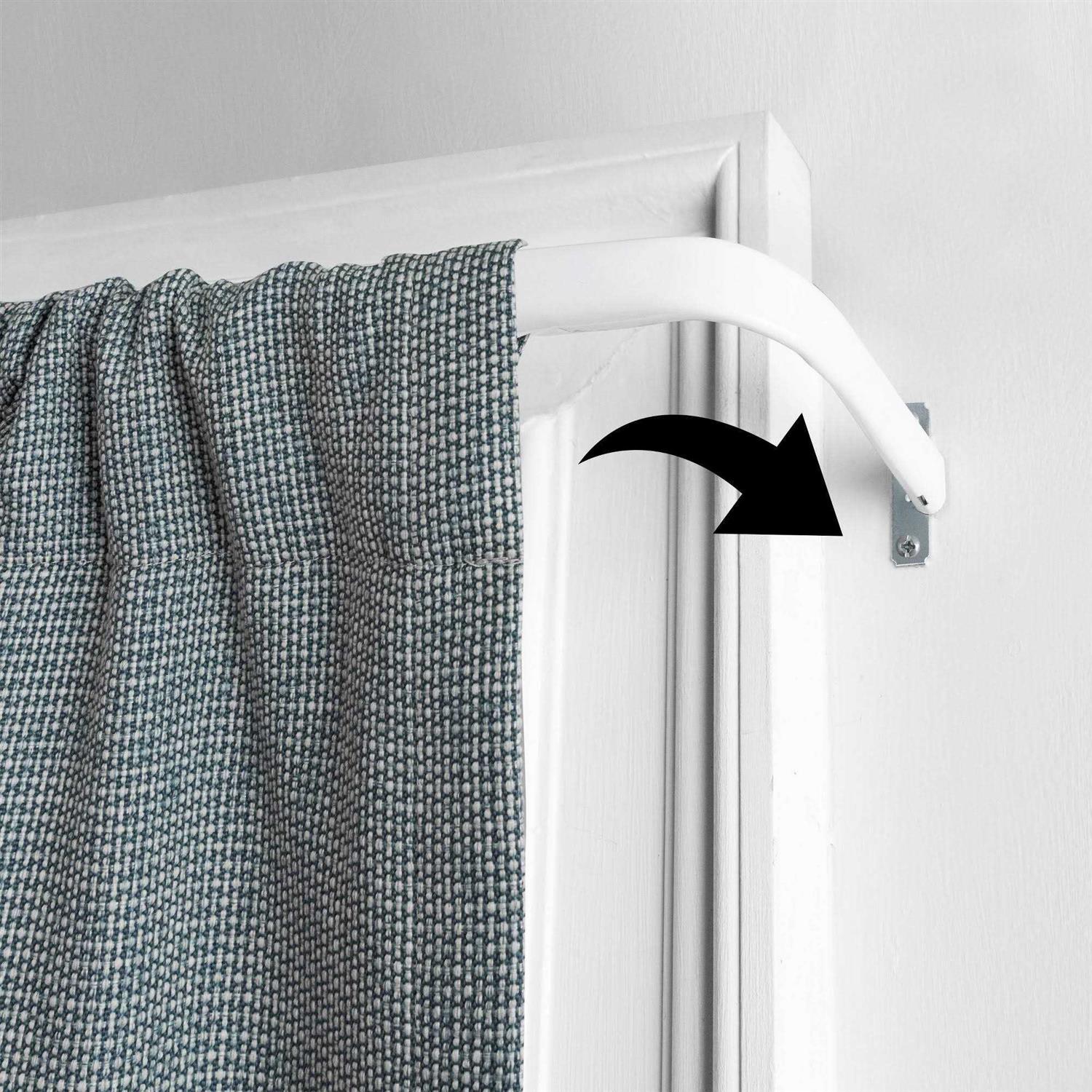 Room Essentials Single Curtain Rod White - Image 3
