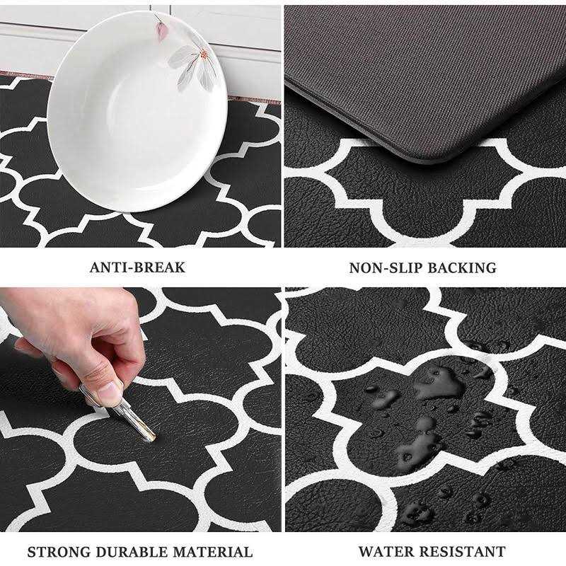 Wiselife Comfort Non-Slip Kitchen Mat Cushioned Anti-Fatigue - Image 3