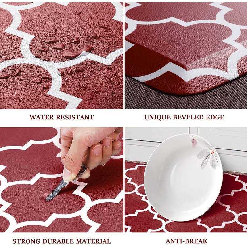 Wiselife Comfort Non-Slip Kitchen Mat Cushioned Anti-Fatigue - Image 4