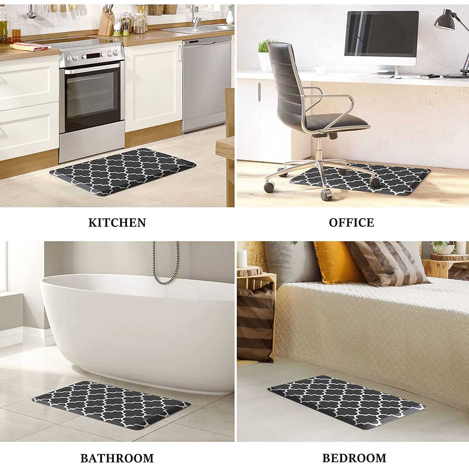 Wiselife Comfort Non-Slip Kitchen Mat Cushioned Anti-Fatigue - Image 3