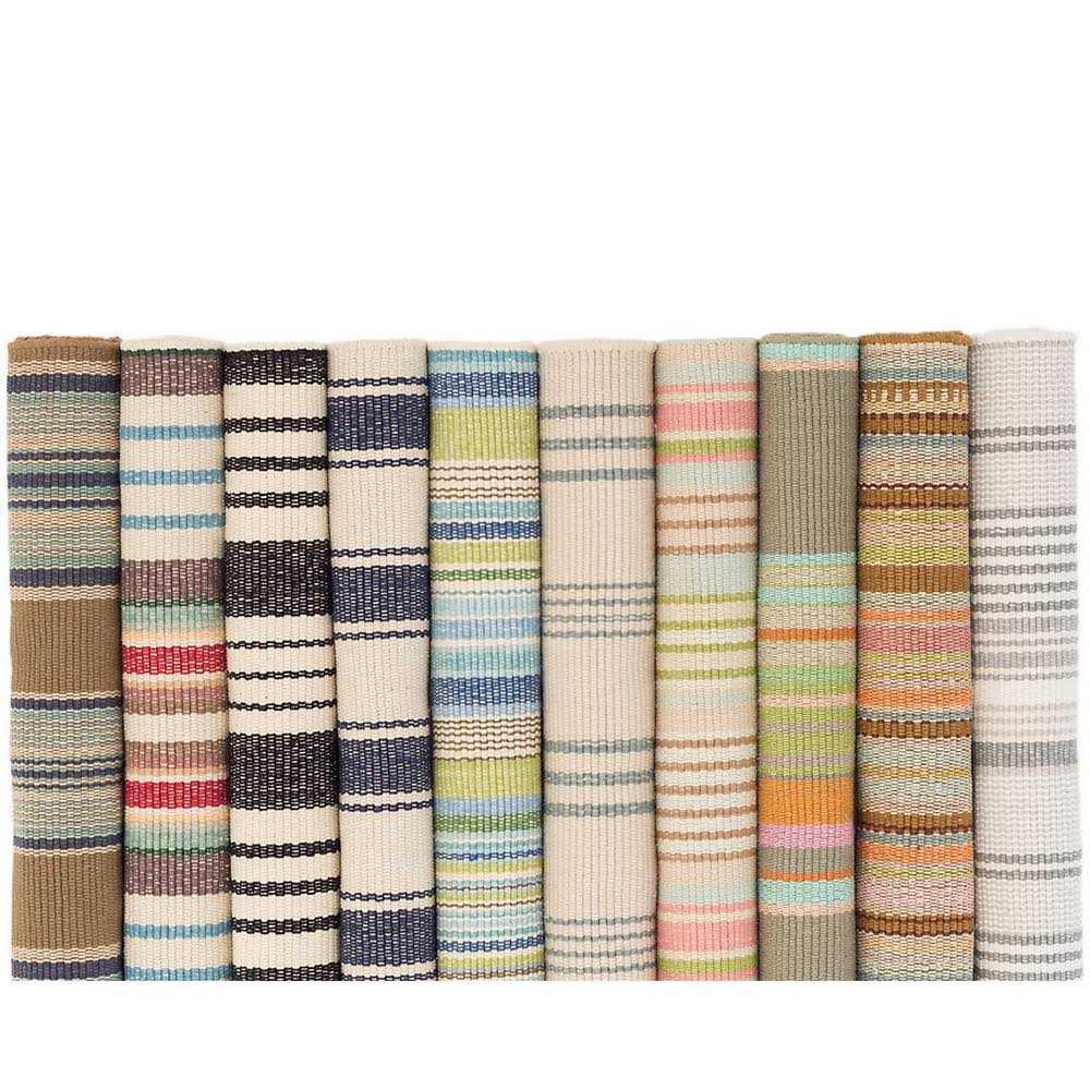 Dash & Albert Dash and Albert Zanzibar Ticking Rug - Image 4