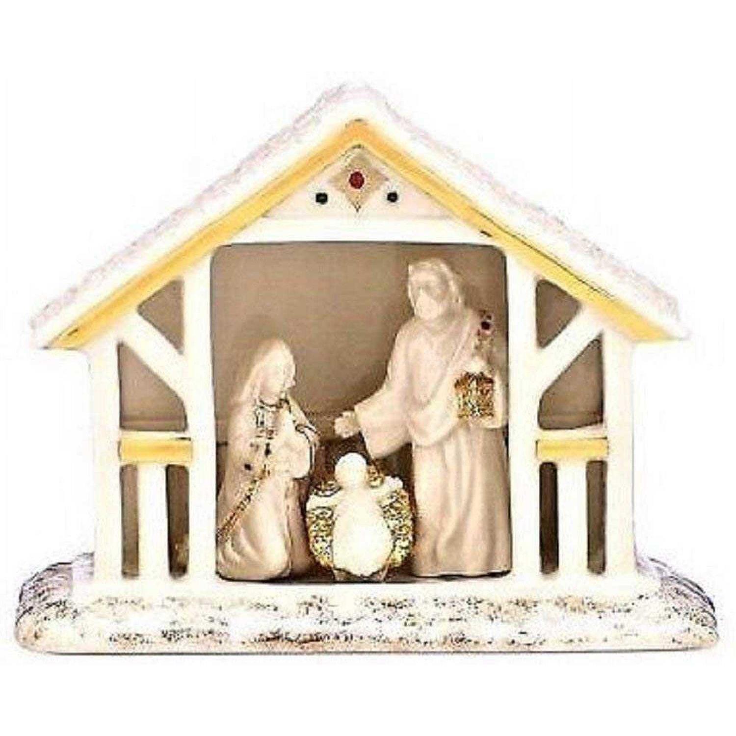 Lenox Mistletoe Park Manger - Image 4